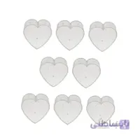 قالب شمع قلب 3.5 در 3.5