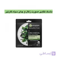 ماسك زغال و عصاره چاي سیاه گارنيه