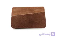 جاکارتی چرم طبیعی قهوه‌ای تیره