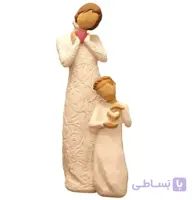 مجسمه امین کامپوزیت مدل Family Grouping کد 519 بسته 2 عددی