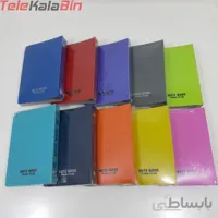 دفترچه یادداشت کلاسوری 6 حلقه طلق رنگی