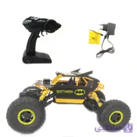 ماشین اسباب بازی کنترلی شارژی آفرود مدل بتمن ROCK CRAWLER BATMAN