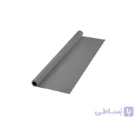 پرده خاکستری 2x3 لوله پلاستیکی (فون مخمل)