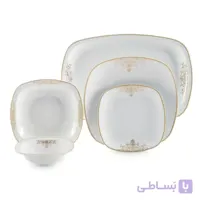 سرویس چینی زرین 27 پارچه مونت کارلو طلایی درجه عالی