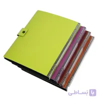 دفتر کلاسوری ۱۰۰ برگ دکمه دار متالیک پاپکو Papco NB-644BC