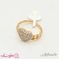 انگشتر زنانه ژوپینگ کارتیه طرح قلب کد 140