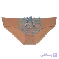 شورت زنانه با گیپور آبی
