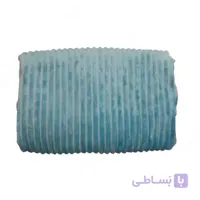 پتو پلیسه دو نفره آبی