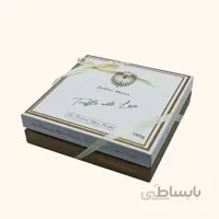 شکلات کادویی دوتای مون ترافل دست ساز سفید طلایی 160 گرم