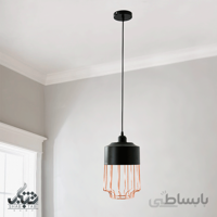 آویز تک شعله فلزی مدل F010 با طراحی مدرن