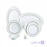سرویس چینی زرین 6 نفره غذاخوری هدیه طلایی (28 پارچه)