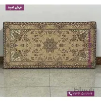 یک جفت پشتی ابری 50 در 100 طرح ارغوان کرم صدفی 1500 شانه خاطره کویر