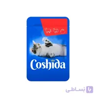 پوچ گربه کوشیدا با طعم گوشت گاو، گوجه فرنگی و بوقلمون