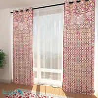 پرده طرح باغ ارم برند پرووال مدل cu5-44