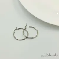 گوشواره استیل دایره E16