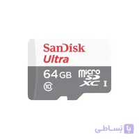 کارت حافظه سن دیسک میکرو اس دی ایکس سی 64 گیگابایت مدل Ultra A1 کلاس 10 با سرعت 100 مگابایت در ثانیه به همراه آداپتور تبدیل ا SanDisk Ultra microSDXC 64GB Ultra A1 UHS-I Class 10 - 100MBps 667X With Adapter