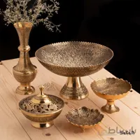 ست پذیرایی برنجی طلایی کد 039