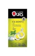 کاندوم تاخیری اورز OURS مدل Ice Mohito بسته 12 عددی