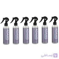 اسپری نانو سرامیک فوری و ضد باران شیشه و بدنه خودرو آدامز مدل WP حجم 250 میلی لیتر بسته 6 عددی