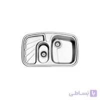 سینک ظرفشویی توکار کد 608 استیل البرز ا 608 توکار