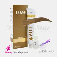 کیت رنگ ابرو بلوند نسکافه ای روشن شماره 8.7 LOZA حجم 20 میلی لیتر