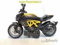 اسباب بازی موتور هزار فلزی(Y66) زرد (جعبه دار)