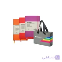 ست دفتر یوروپن GIFT PACK قرمز نارنجی صورتی