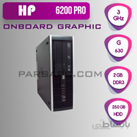 مینی کیس G630 2GB 250 HDD Desktop hp 6200pro