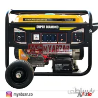 موتور برق دیاموند 6.5 کیلووات مدل SUPER DIAMOND LT-8000EN-5