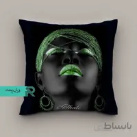 کوسن مخمل طرح پرتره کد3