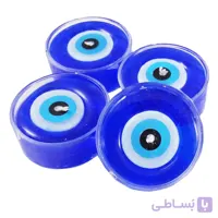 شمع طرح چشم نظر بسته 4 عددی