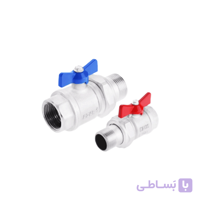 شیر مهره ماسوره دار دسته پروانه ای آذران