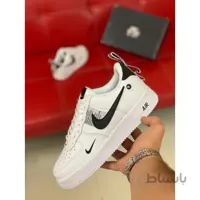 ست زنانه و مردانه نایک ایرفورس اصلی رویه چرم سفید TÊNIS NIKE AIR FORCE 1 - PRETO