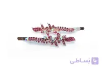 سنجاق سر جفتی طرح شکوفه