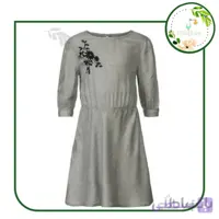 پیراهن نخی مجلسی آستین سه ربع 4-6 سال