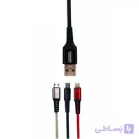 کابل شارژر 100 سانتی متری denmen D02E 3in1