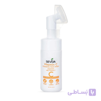 فوم شستشو صورت سودا مدل VITAMIN C حجم 150 میلی لیتر ا Soda face wash foam model VITAMIN C volume 150 ml