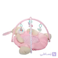 تشک بازی صورتی با طرح خرگوش از بدو تولد baby play mat