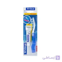 مسواک تریزا مدل Super Promo مسافرتی متوسط تاشو با خمیر دندان