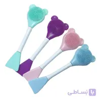 براش ماسک دو طرفه پرزدار (سرخابی)