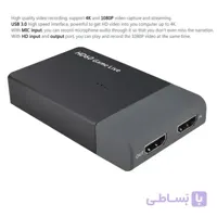 کارت کپچر USB 3.0 HD Video Capture 4K 1080P Ezcap261M