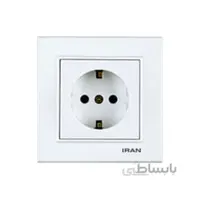 پریز برق ارت دار ایران الکتریک مدل برلیان