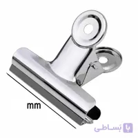 گیره کاغذ فلزی سایز 38 میلی متر بسته 6 عددی 6104