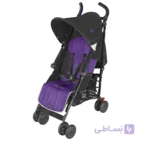کالسکه نوزاد مک لارن Maclaren مدل کوئیست طرح ویژه رنگ بنفش مشکی