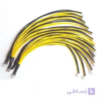 دسته سیم اتصال پاور به هشبرد ماینر 13 سر سوکت 6 پین به 4 سر کابلشو به طول 50 سانتی متر