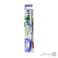 مسواک اکتیو کر با برس متوسط تریزا همراه با سری یدک