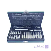 جعبه بکس 26 پارچ 1.4 درایو میکس کوتاه وبلند 4تا13 هنس 2626mpq