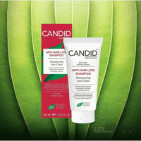شامپو ضد ریزش و تقویت کننده کاندید مخصوص موی چرب 200 میل CANDID ANTI-HAIR LOSS SHAMPOO OILY HAIR
