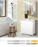 روشویی کابینتی مدل فلورا زمینی