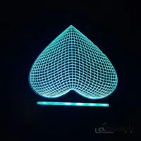 بالبینگ و چراغ خواب دیواری طرح قلب